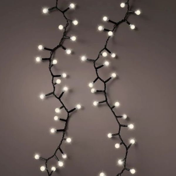 500 Warm White LED Compact Cherry Twinkle Lights 11m/36ft