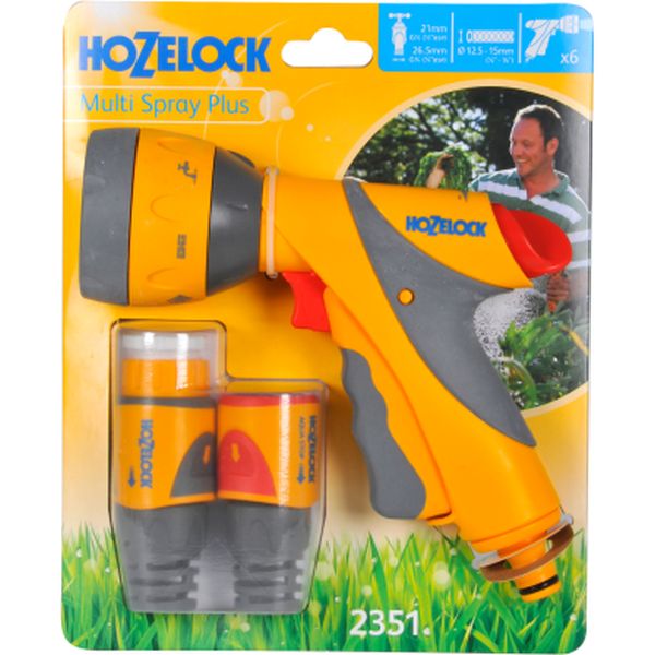 Hozelock Multi Spray Plus Gun & Plus Fittings Set