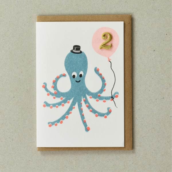 Confetti Pets Cards - Octopus
