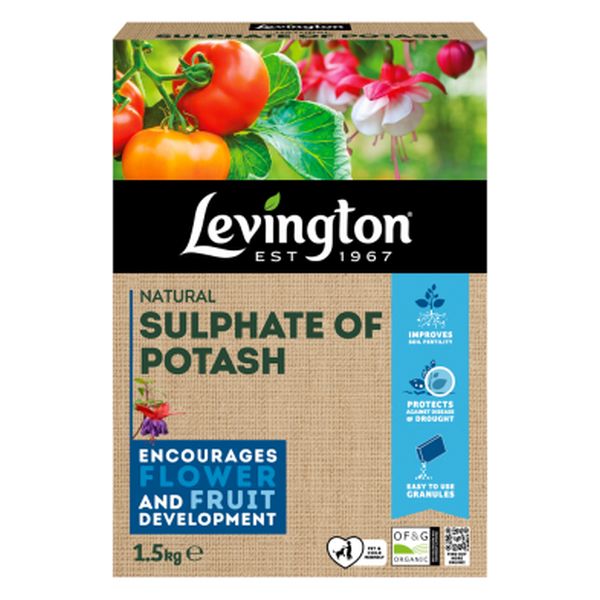 Levington Natural Sulphate Of Potash 1.5Kg