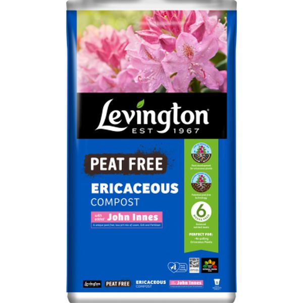 Levington® Peat Free Ericaceous Compost With Added John Innes 25L