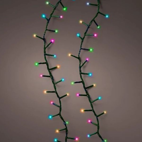 500 Soft Multi  LED Compact Twinkle Lights Green 11M/36FT