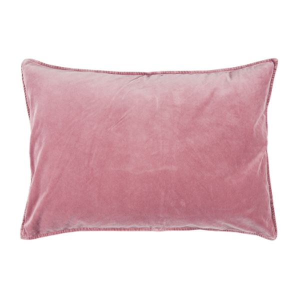 Coral Almond Velvet Cushion