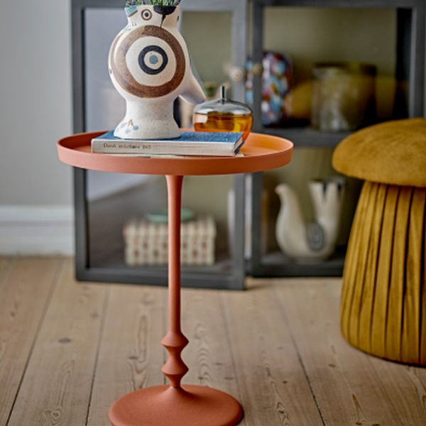 Orange Anjou Aluminium Side Table