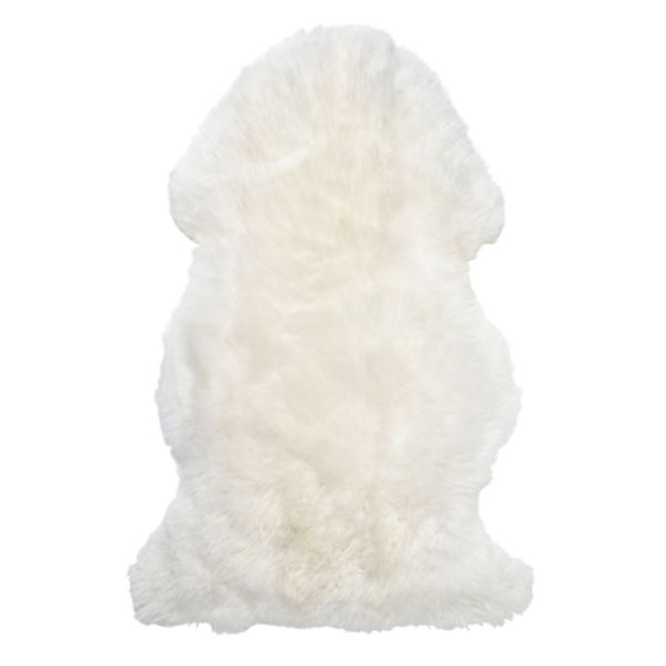 White Gently Sheepskin Rug